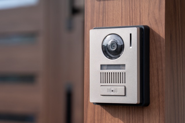 防犯対策 カメラ付ドアホン